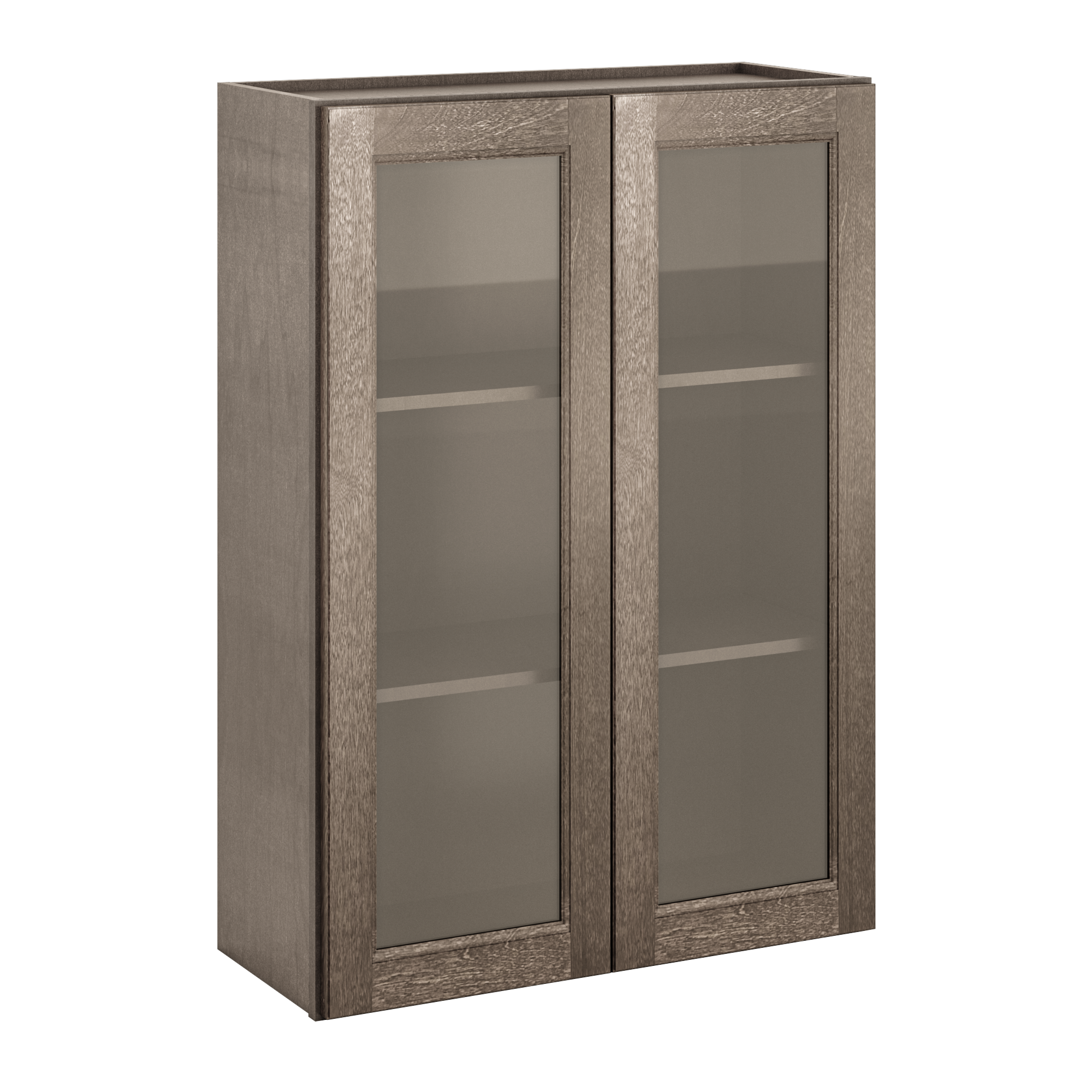 Mullion Door Wall Kitchen Cabinet WMD3042 Milan Slate 30 in. width 42 in. height 12 in. depth