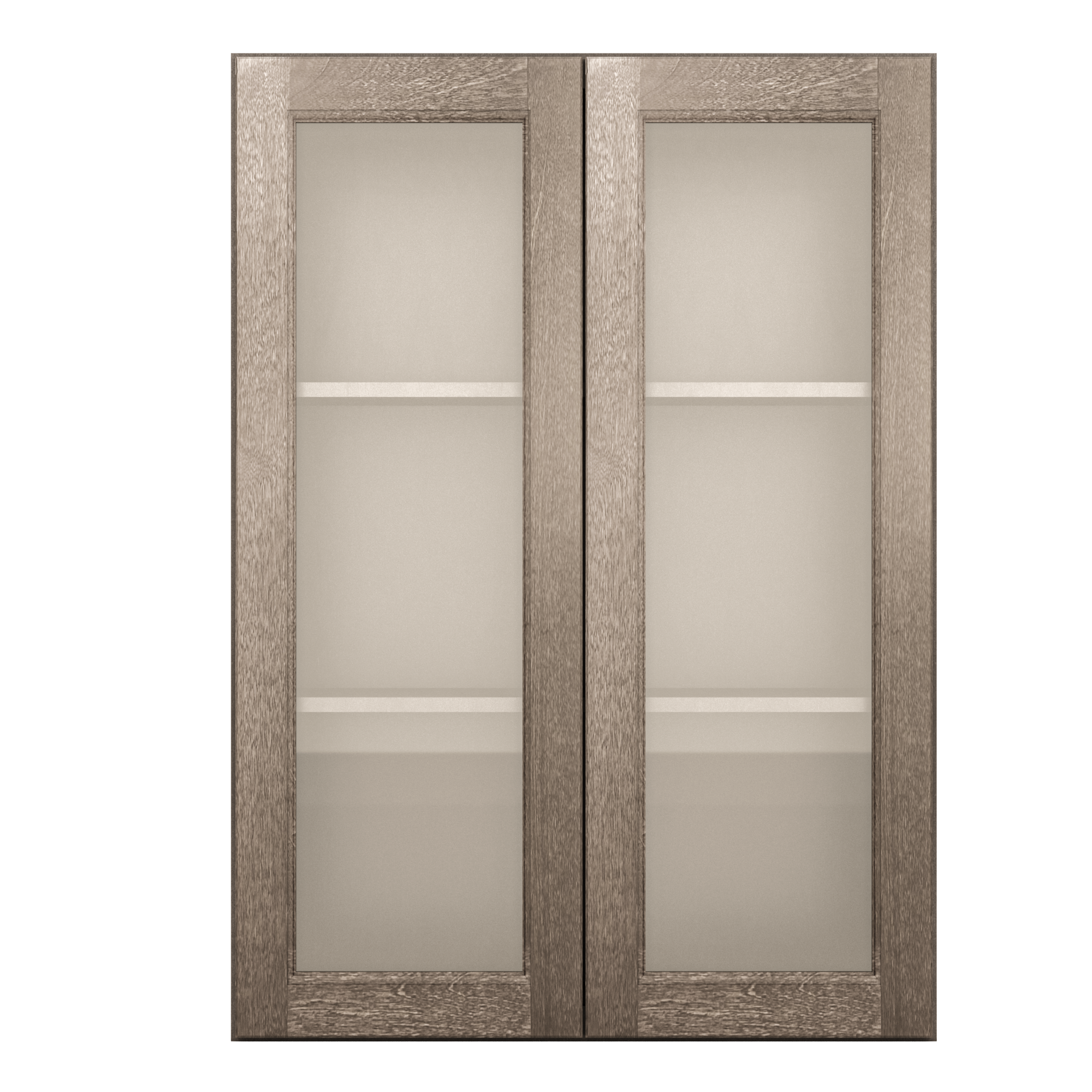 Mullion Door Wall Kitchen Cabinet WMD3042 Milan Slate 30 in. width 42 in. height 12 in. depth