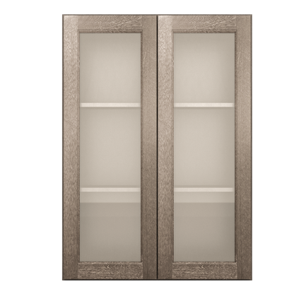 Mullion Door Wall Kitchen Cabinet WMD3042 Milan Slate 30 in. width 42 in. height 12 in. depth