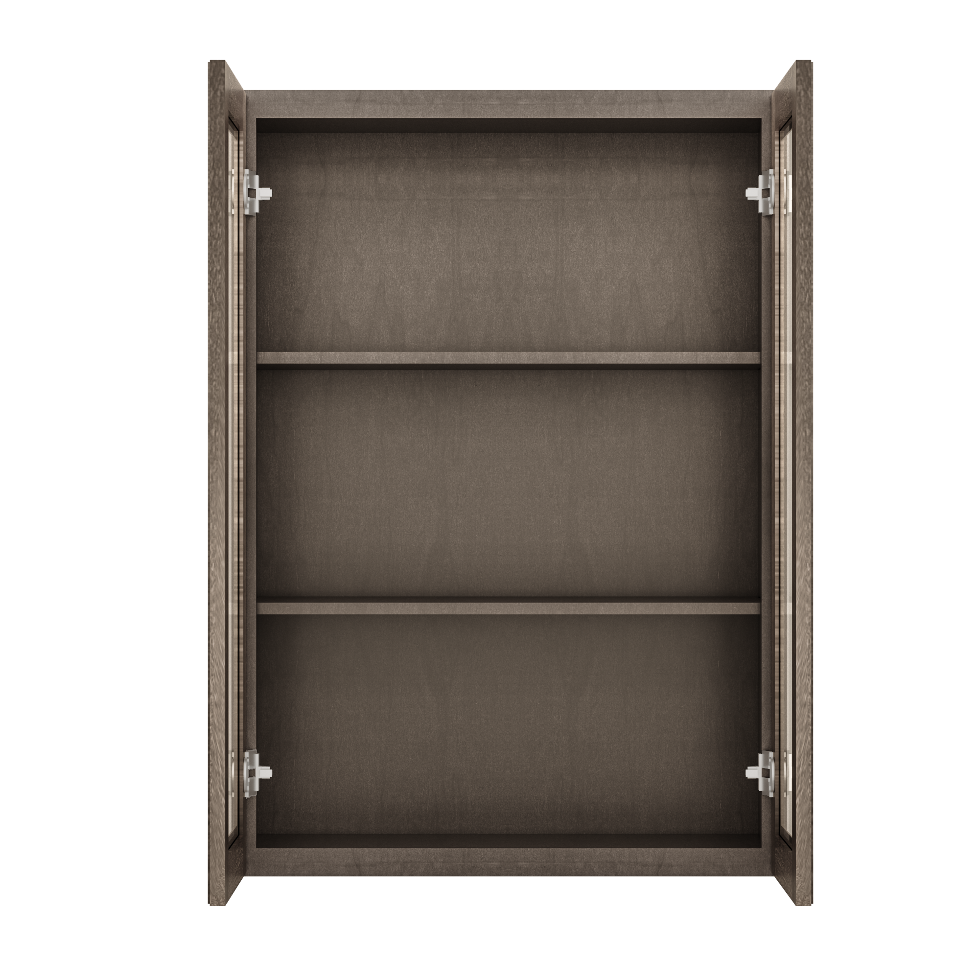 Mullion Door Wall Kitchen Cabinet WMD3042 Milan Slate 30 in. width 42 in. height 12 in. depth