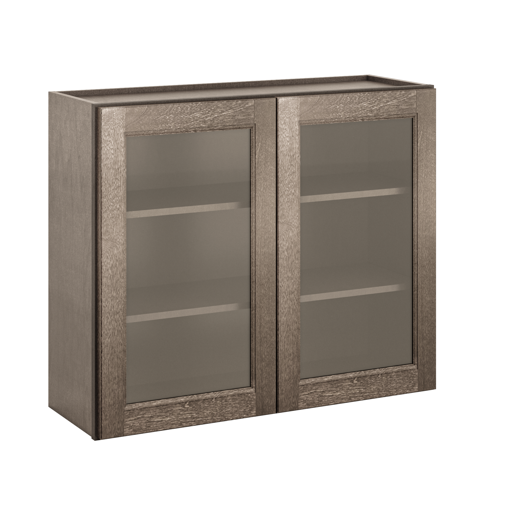 Mullion Door Wall Kitchen Cabinet WMD3630 Milan Slate 36 in. width 30 in. height 12 in. depth