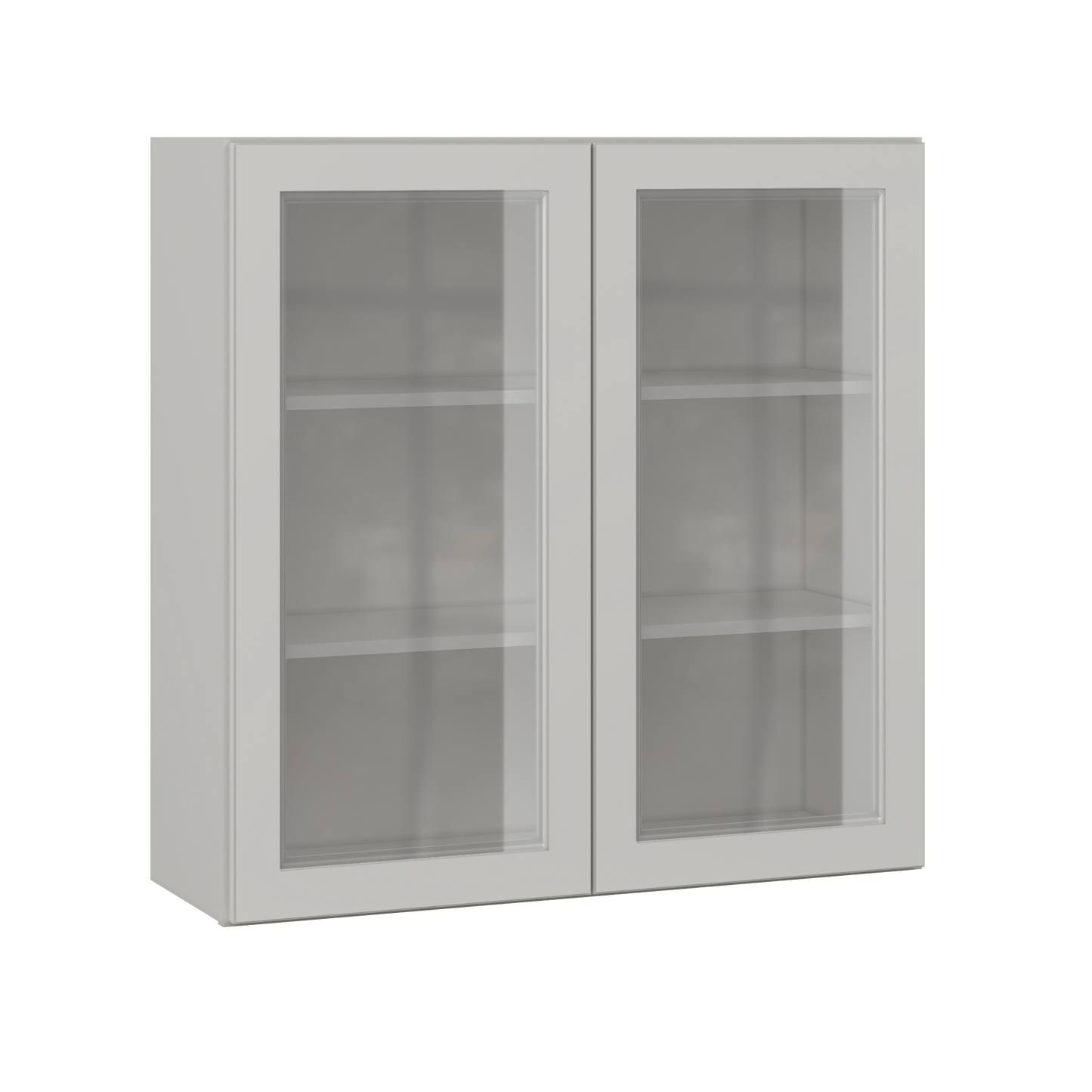 Mullion Door Wall Kitchen Cabinet WMD3636 Milan Pearl 36 in. width 36 in. height 12 in. depth