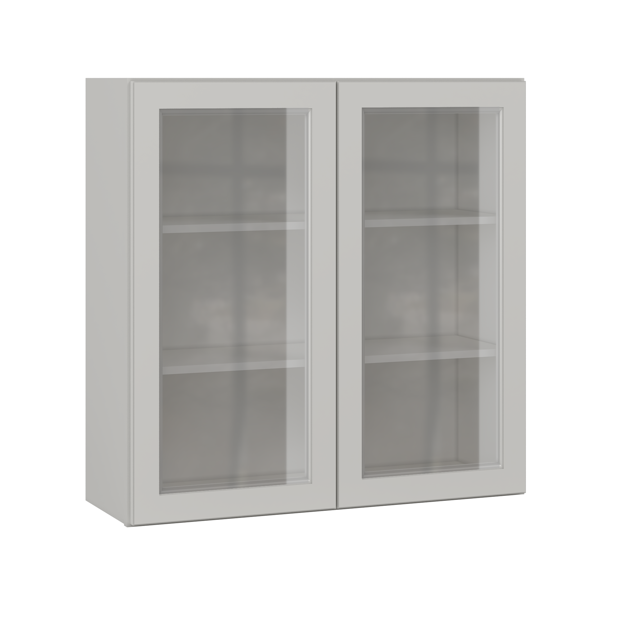 Mullion Door Wall Kitchen Cabinet WMD3636 Milan Pearl 36 in. width 36 in. height 12 in. depth