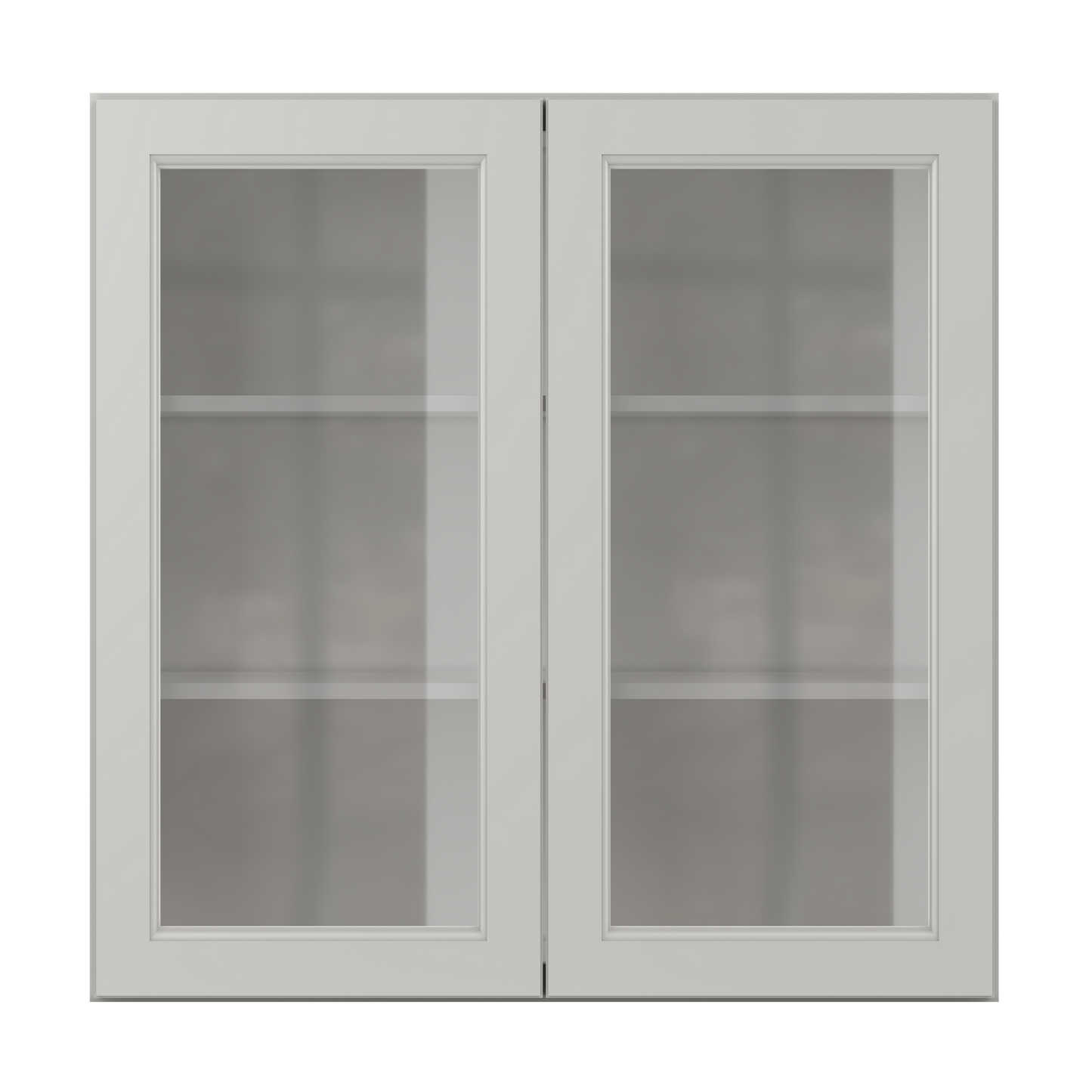 Mullion Door Wall Kitchen Cabinet WMD3636 Milan Pearl 36 in. width 36 in. height 12 in. depth