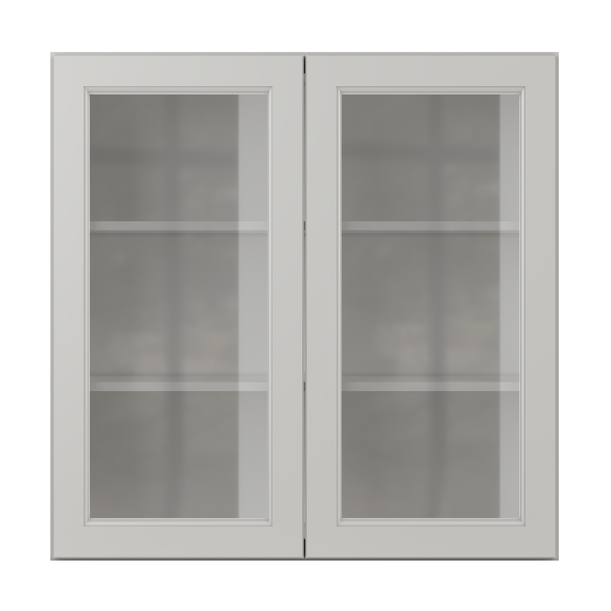 Mullion Door Wall Kitchen Cabinet WMD3636 Milan Pearl 36 in. width 36 in. height 12 in. depth