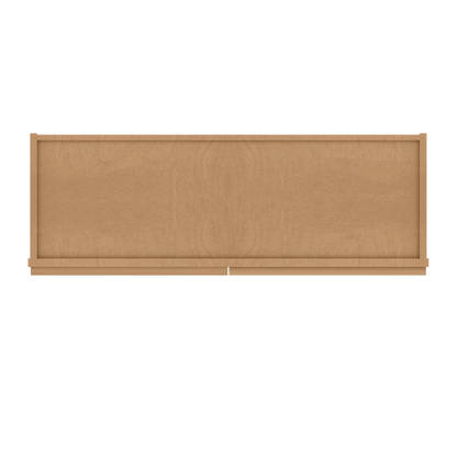 Mullion Door Wall Kitchen Cabinet WMD3636 Shaker Toffee 36 in. width 36 in. height 12 in. depth