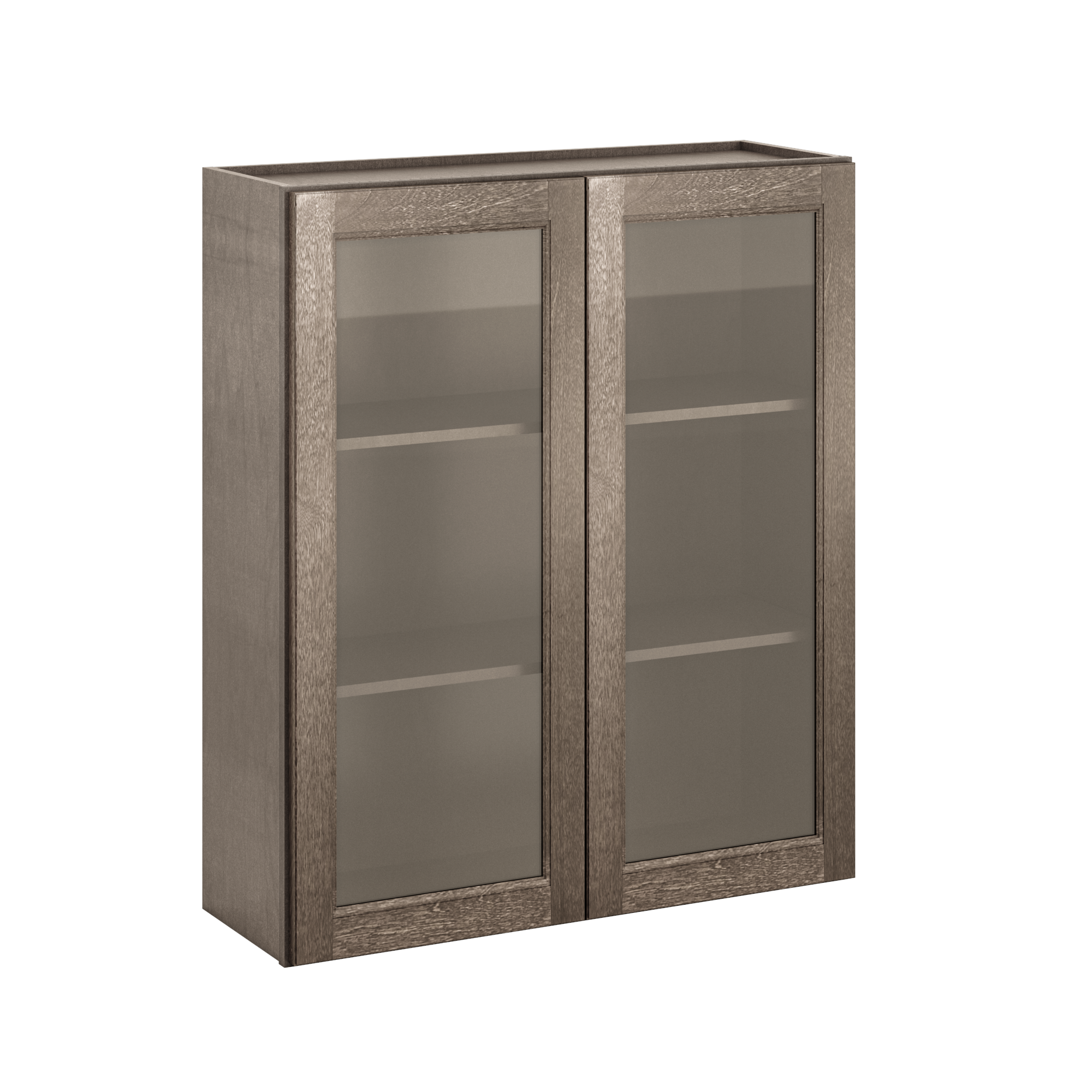 Mullion Door Wall Kitchen Cabinet WMD3642 Milan Slate 36 in. width 42 in. height 12 in. depth