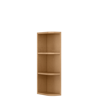 What-Not-Shelf Kitchen Cabinet WN630 Shaker Toffee LessCare 6 in. width 30 in. height 12 in. depth