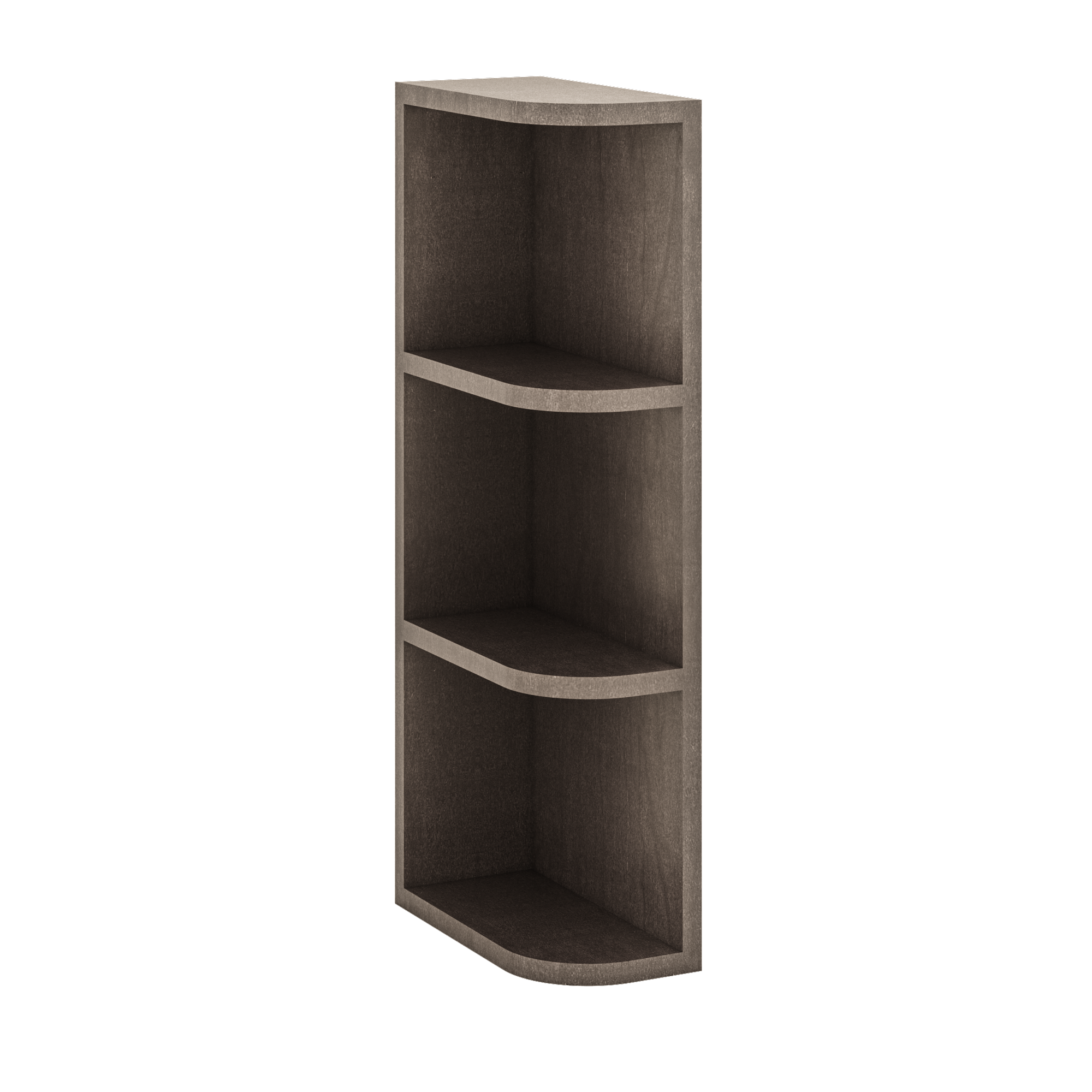 What-Not-Shelf Kitchen Cabinet WN630 Milan Slate 6 in. width 30 in. height 12 in. depth