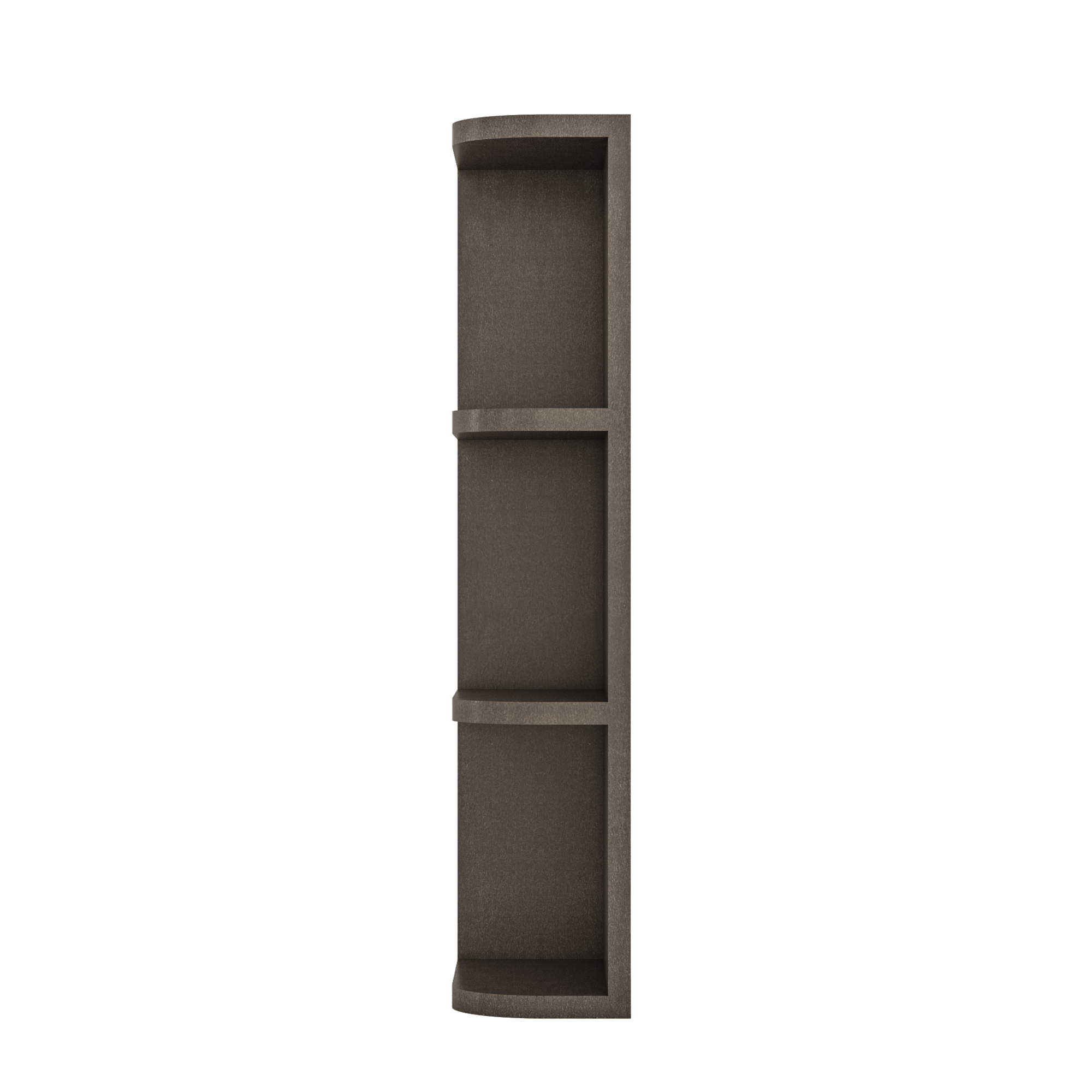 What-Not-Shelf Kitchen Cabinet WN630 Milan Slate 6 in. width 30 in. height 12 in. depth