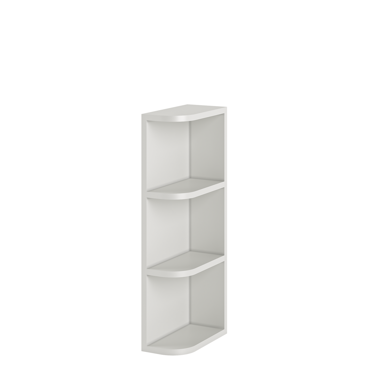 What-Not-Shelf Kitchen Cabinet WN630 Milan Pearl 6 in. width 30 in. height 12 in. depth