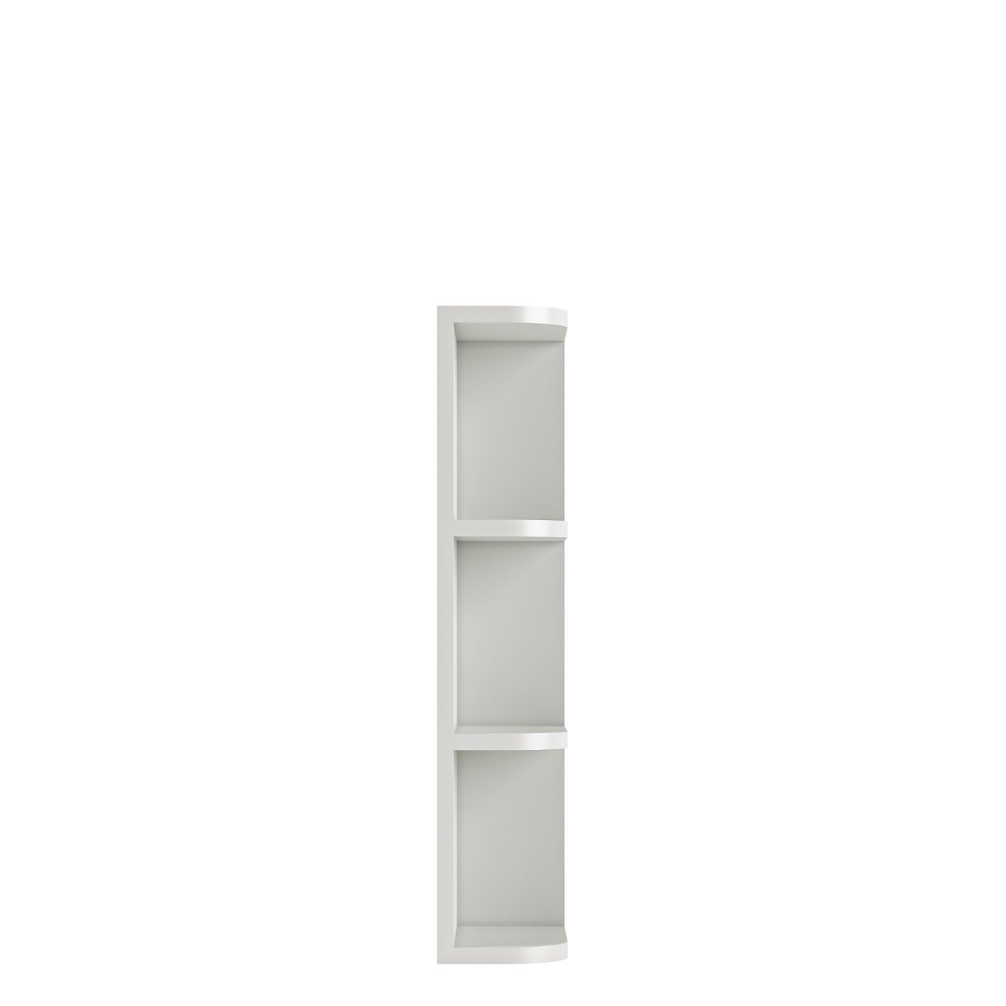 What-Not-Shelf Kitchen Cabinet WN630 Milan Pearl 6 in. width 30 in. height 12 in. depth