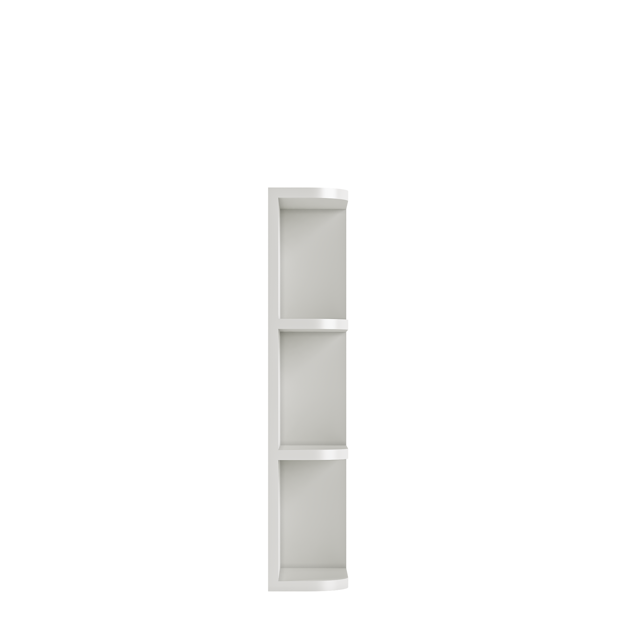 What-Not-Shelf Kitchen Cabinet WN630 Milan Pearl 6 in. width 30 in. height 12 in. depth