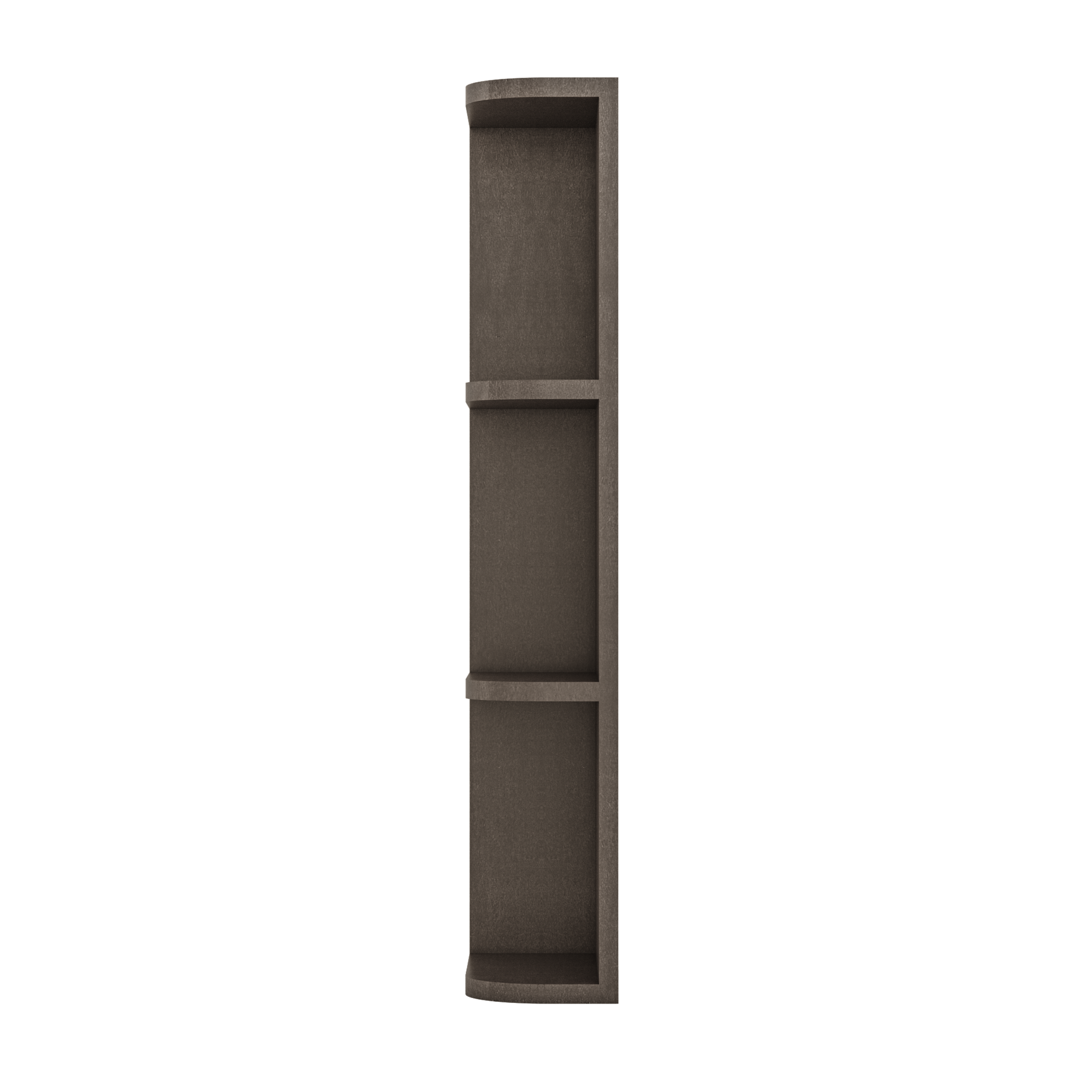 What-Not-Shelf Kitchen Cabinet WN636 Milan Slate 6 in. width 36 in. height 12 in. depth