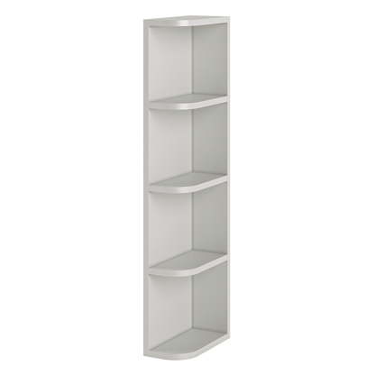 What-Not-Shelf Kitchen Cabinet WN642 Milan Pearl 6 in. width 42 in. height 12 in. depth