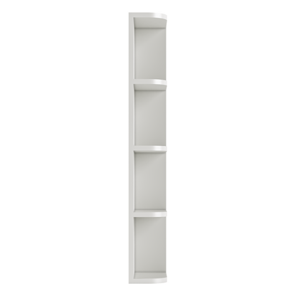 What-Not-Shelf Kitchen Cabinet WN642 Milan Pearl 6 in. width 42 in. height 12 in. depth