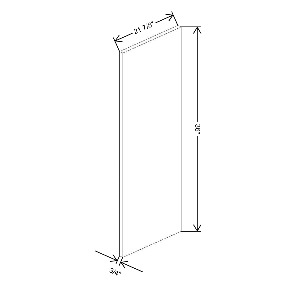 Fabuwood Illume Tuscany Muratti 4 Wainscot Panel MC36 {Right}