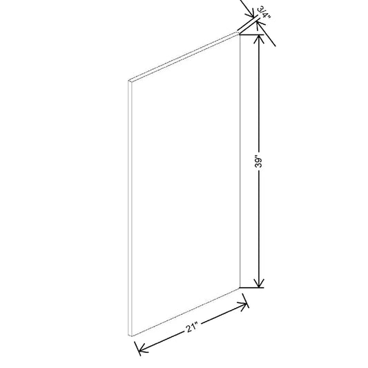 Fabuwood Illume Catalina Muratti 1 3/4" W x 39" H x 13 3/4" D Mc Wainscot Wall Panel