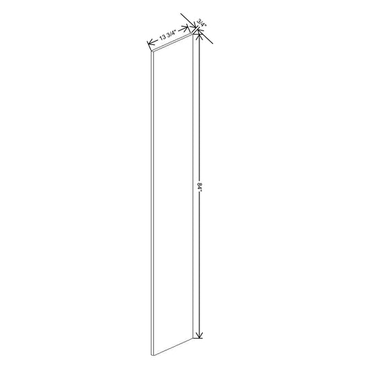 Fabuwood Illume Catalina Bianco Gloss 2 84"H Wainscot