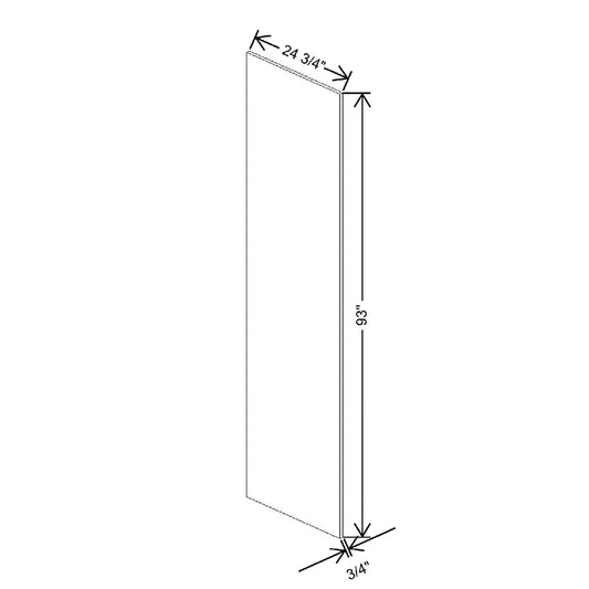 Fabuwood Illume Catalina Como Ash 2 23 1/2" W X 93 3/4" H X 3/4" D Wainscot Panel