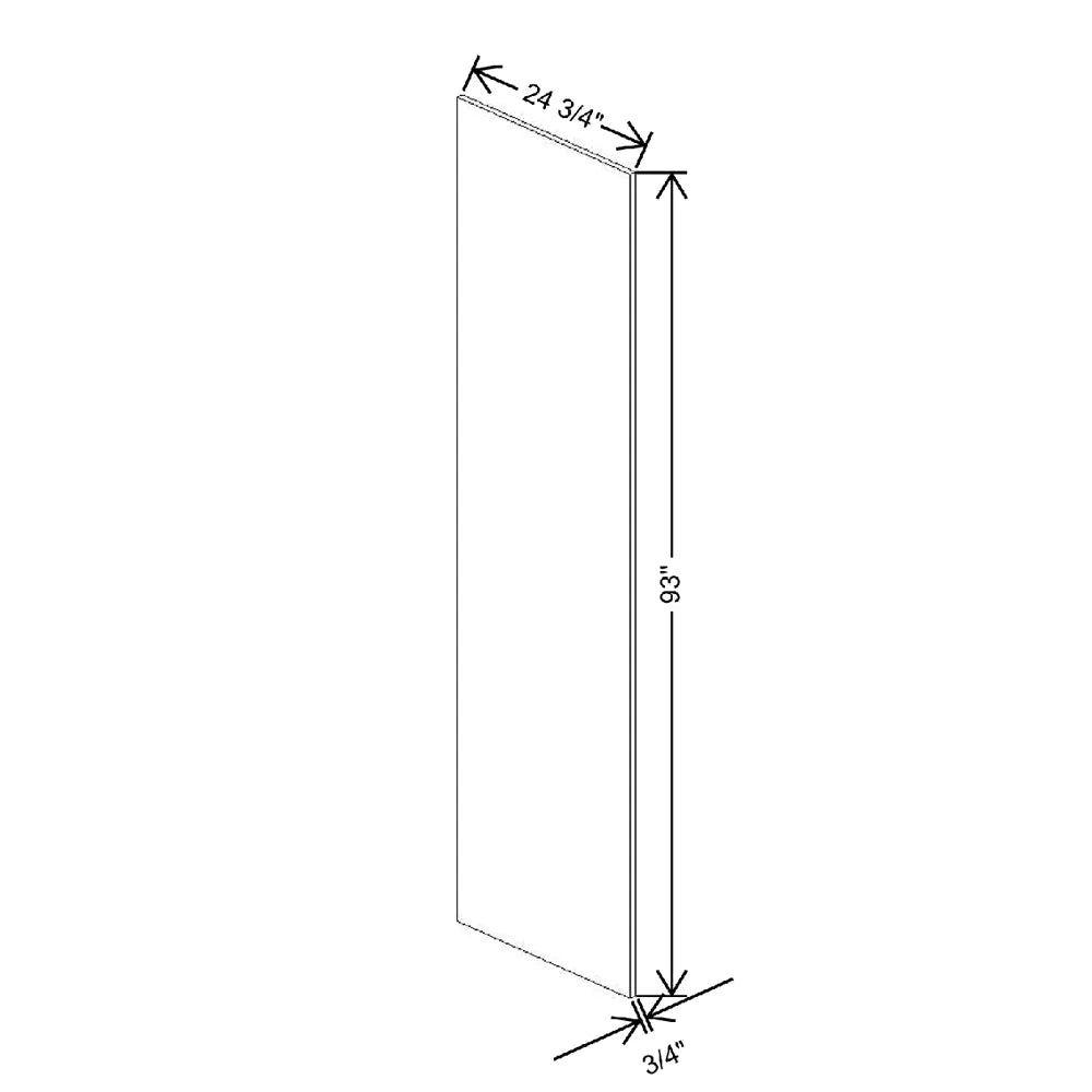 Fabuwood Illume Tuscany Muratti 1 23 1/2" W X 93 3/4" H X 3/4" D Wainscot Panel