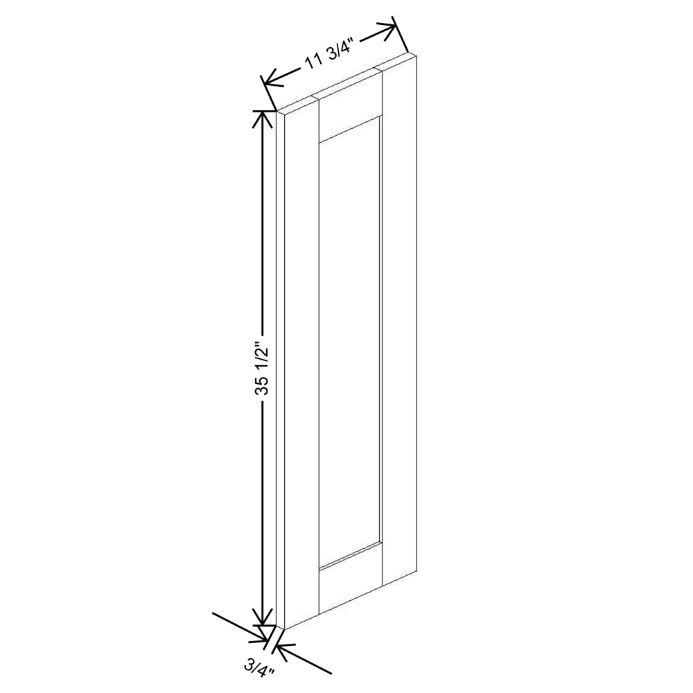 Fabuwood Allure Nexus Frost 36"H Wainscot