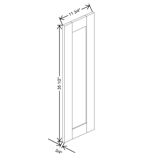 Fabuwood Allure Luna Timber 36"H Wainscot