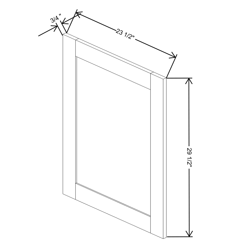 Fabuwood Value Premium Hallmark Frost Wainscot