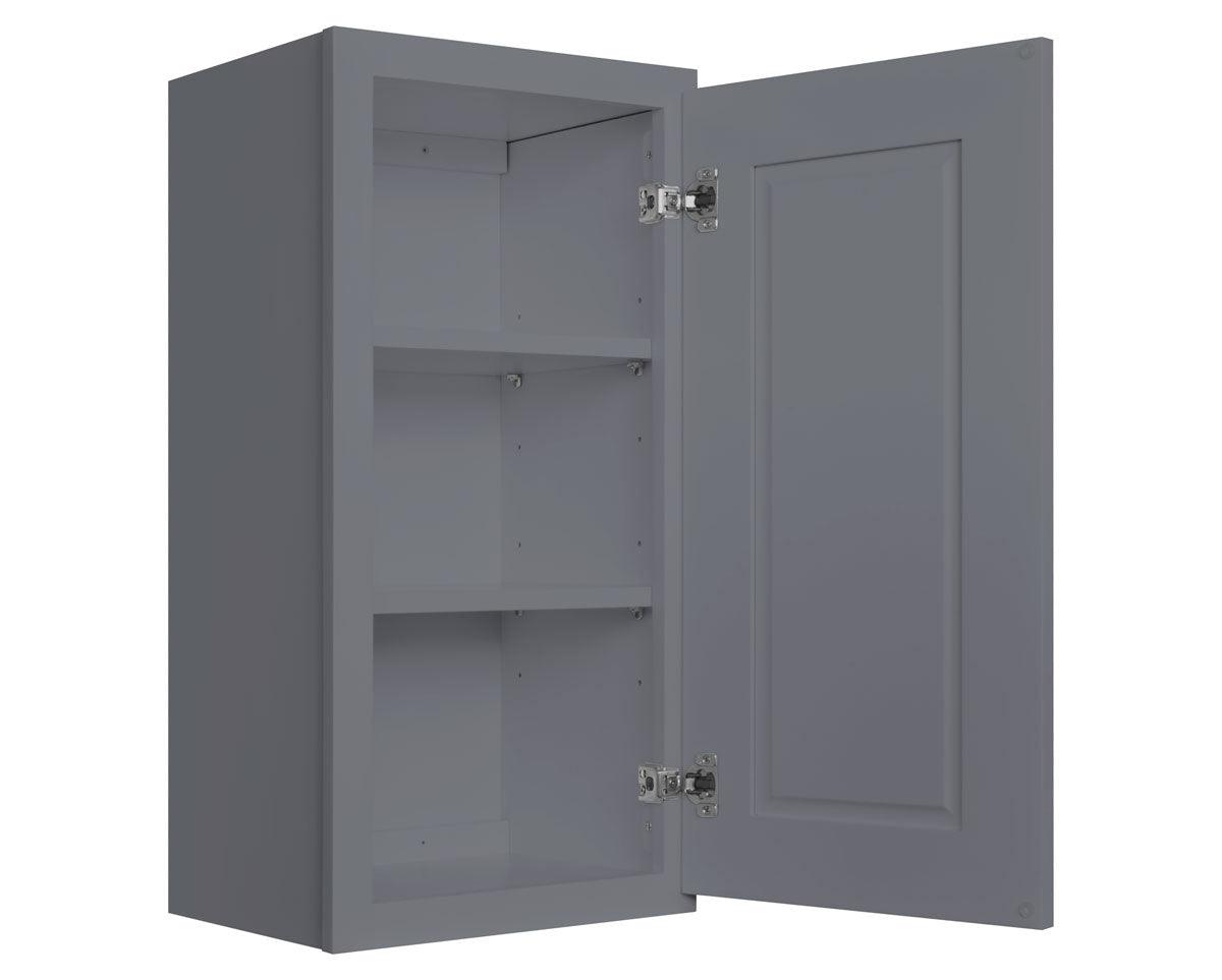 Oven Kitchen Cabinet OC3084 Colonial Gray LessCare 30 in. width 84 in. height 24 in. depth