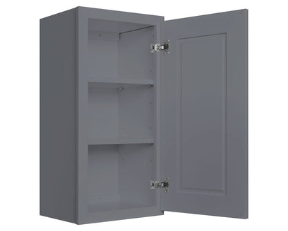 Wall Kitchen Cabinet W1530 Colonial Gray LessCare 15 in. width 30 in. height 12 in. depth