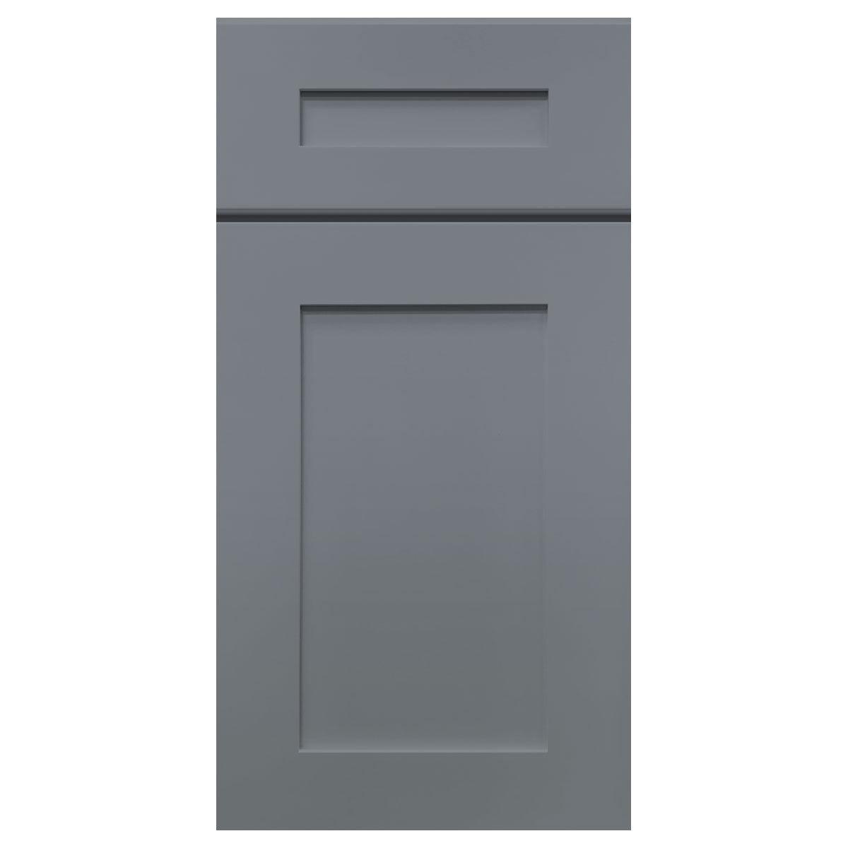 Sink Base Kitchen Cabinet SB33 Colonial Gray LessCare 33 in. width 34.5 in. height 24 in. depth