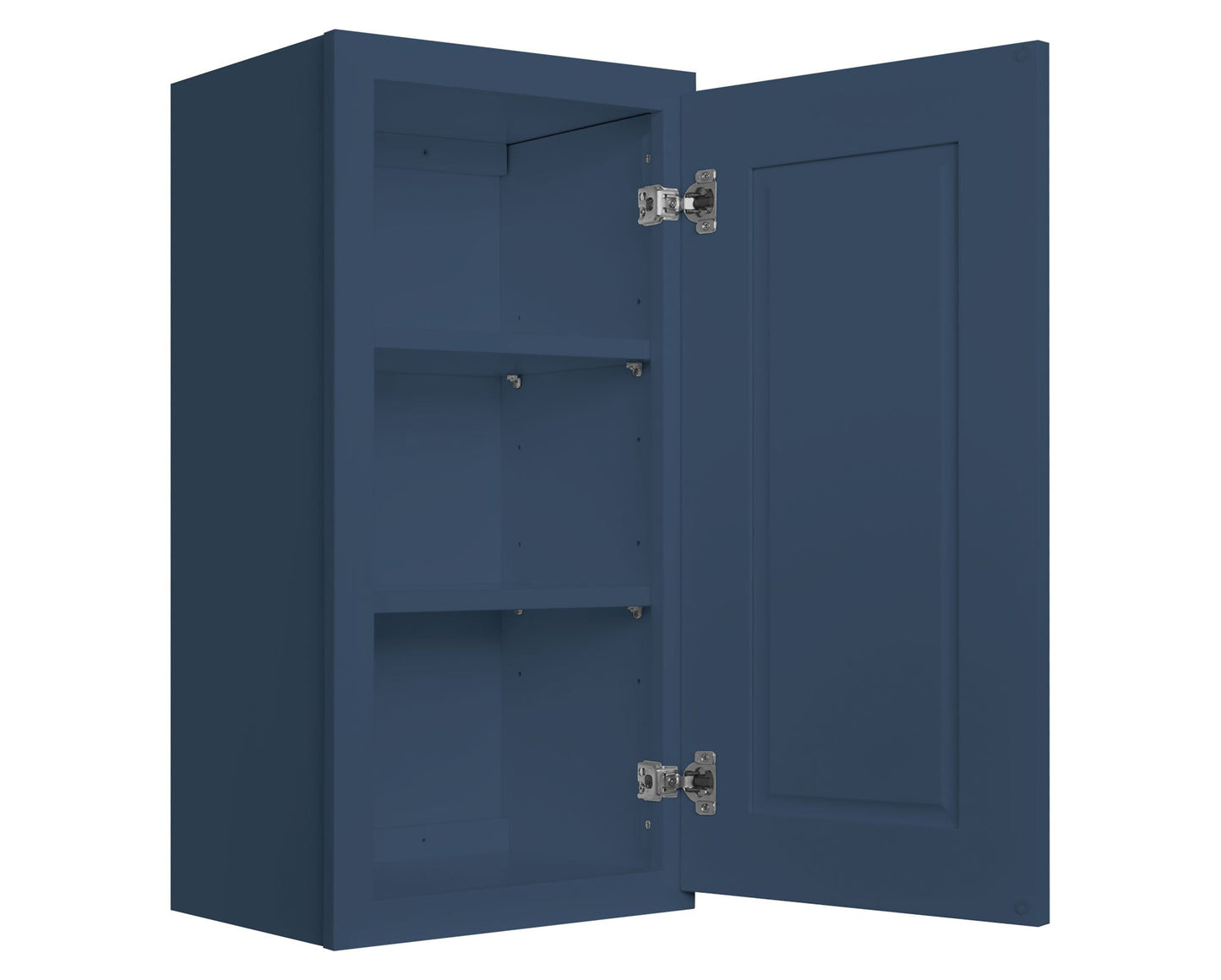 Base Kitchen Cabinet B18 Danbury Blue LessCare 18 in. width 34.5 in. height 24 in. depth