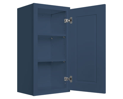 Wall Kitchen Cabinet W2430 Danbury Blue LessCare 24 in. width 30 in. height 12 in. depth