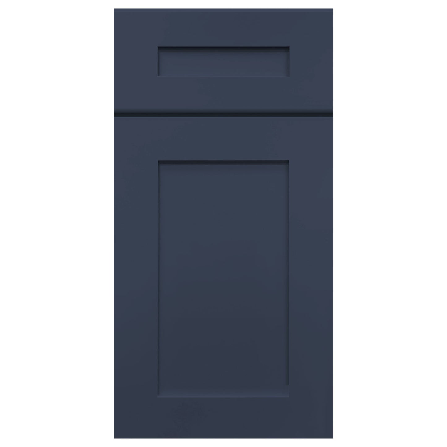 Sink Base Kitchen Cabinet SB27 Danbury Blue LessCare 27 in. width 34.5 in. height 24 in. depth