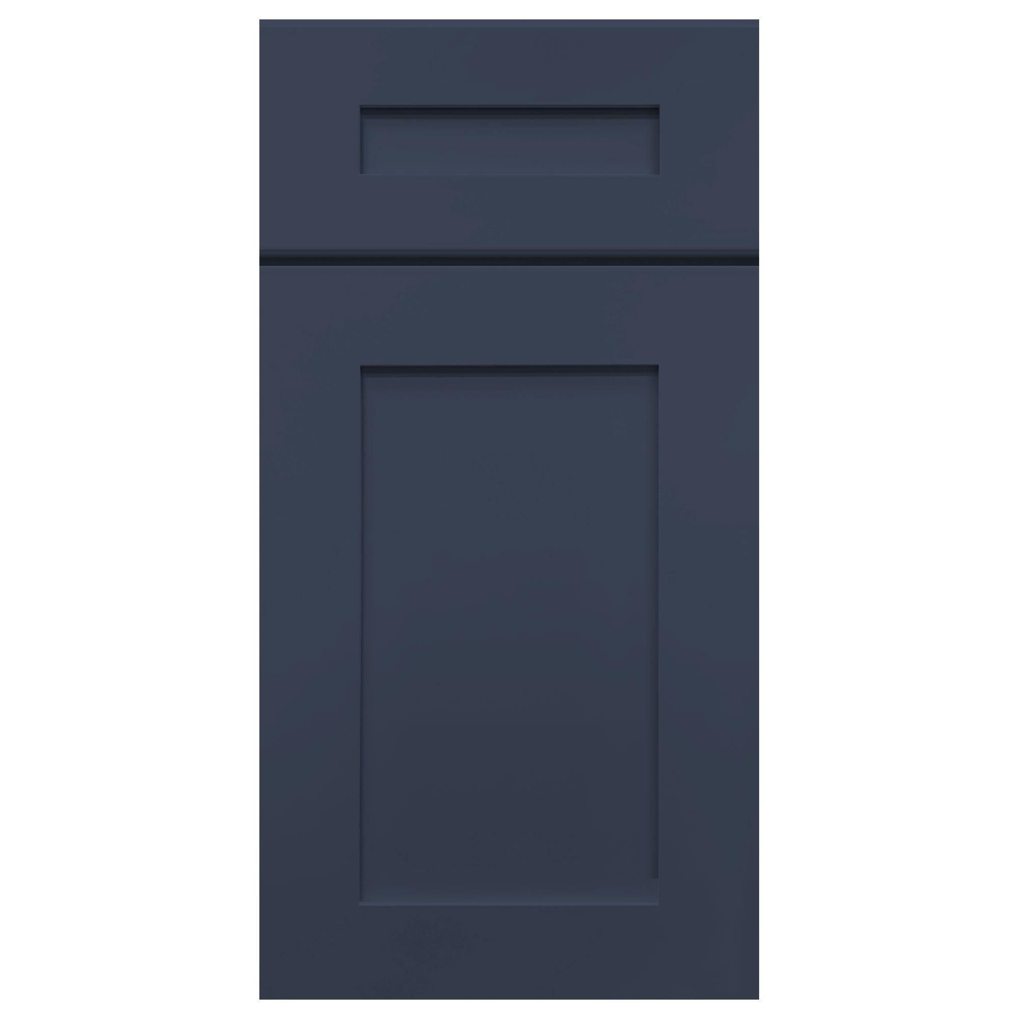 Mullion Diagonal Corner Wall Kitchen Cabinet DCMD2436 Danbury Blue LessCare 24 in. width 36 in. height 12 in. depth