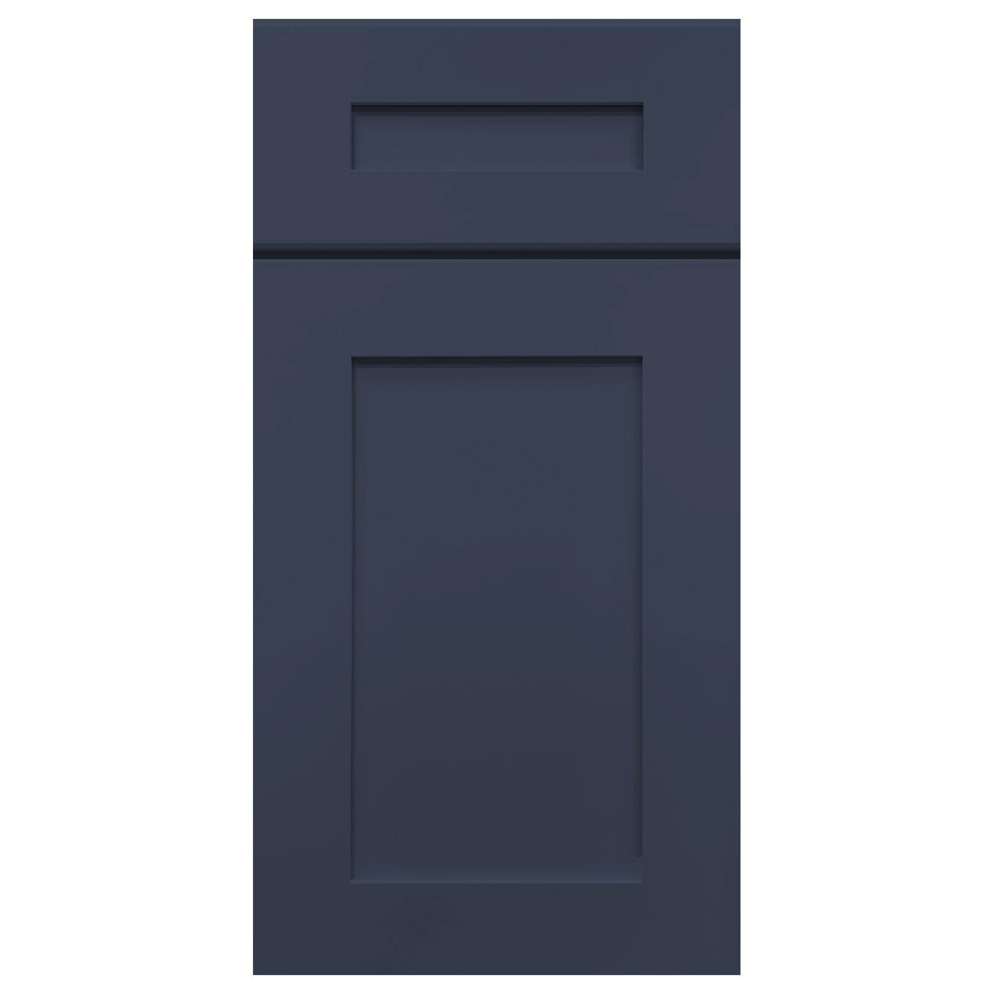 Wall Kitchen Cabinet W3012 Danbury Blue LessCare 30 in. width 12 in. height 12 in. depth