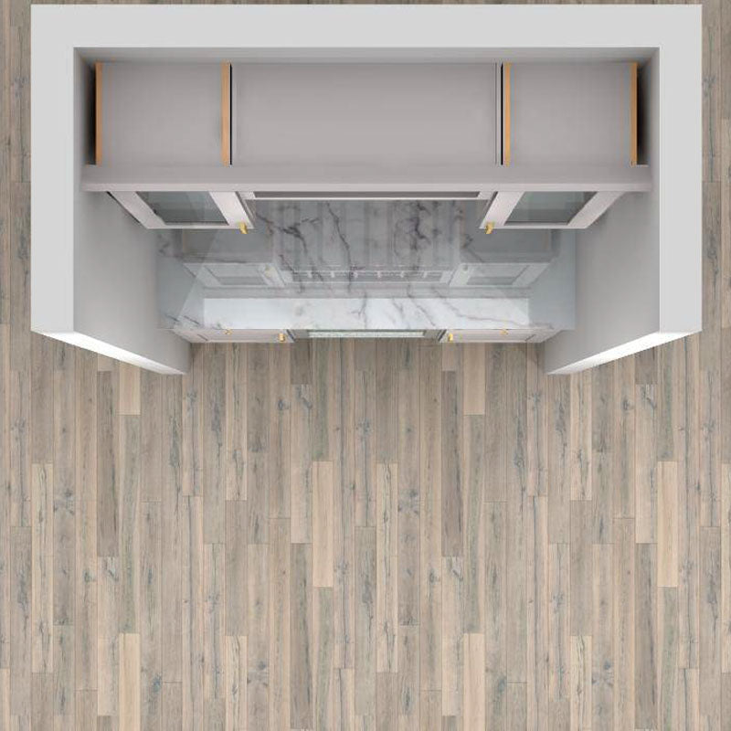 Fabuwood Allure Galaxy Nickel 62 in. Single Wall Kitchen