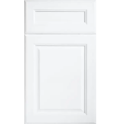 Fabuwood Value Premium Hallmark Frost Recessed Panel White Door Sample