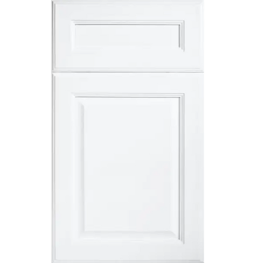 Fabuwood Value Premium Hallmark Frost Recessed Panel White Door Sample