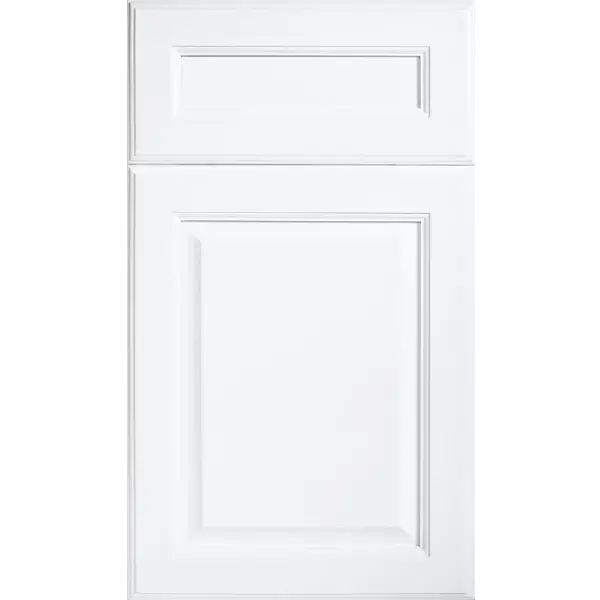 Fabuwood Value Premium Hallmark Frost Recessed Panel White Door Sample