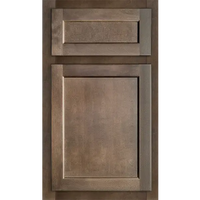 Fabuwood Quest Metro Java Recessed Panel Brown Door Sample