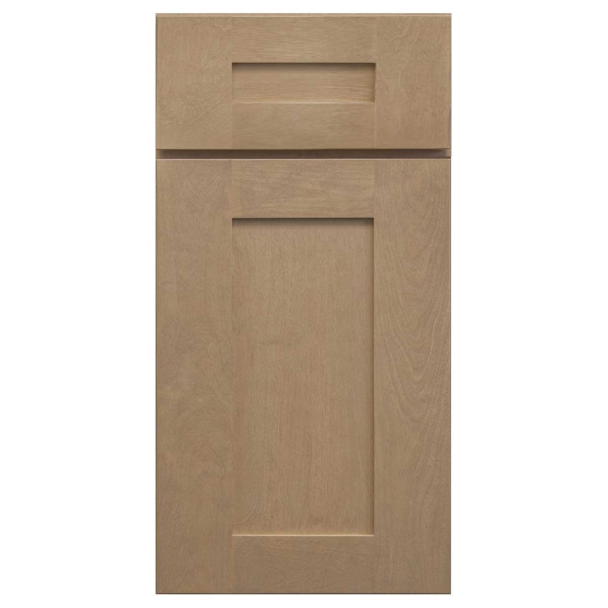 Mullion Diagonal Corner Wall Kitchen Cabinet DCMD2736 Shaker Toffee LessCare 27 in. width 36 in. height 15 in. depth