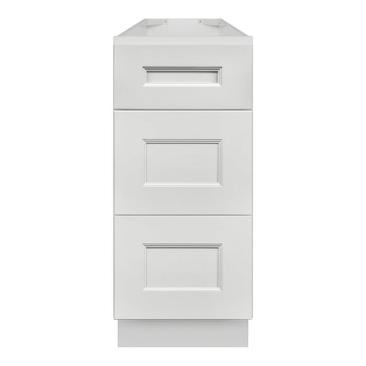 Vanity Drawer Base Cabinet VDB1221345 12 W x 34.5 H x 21 D Milan Pearl