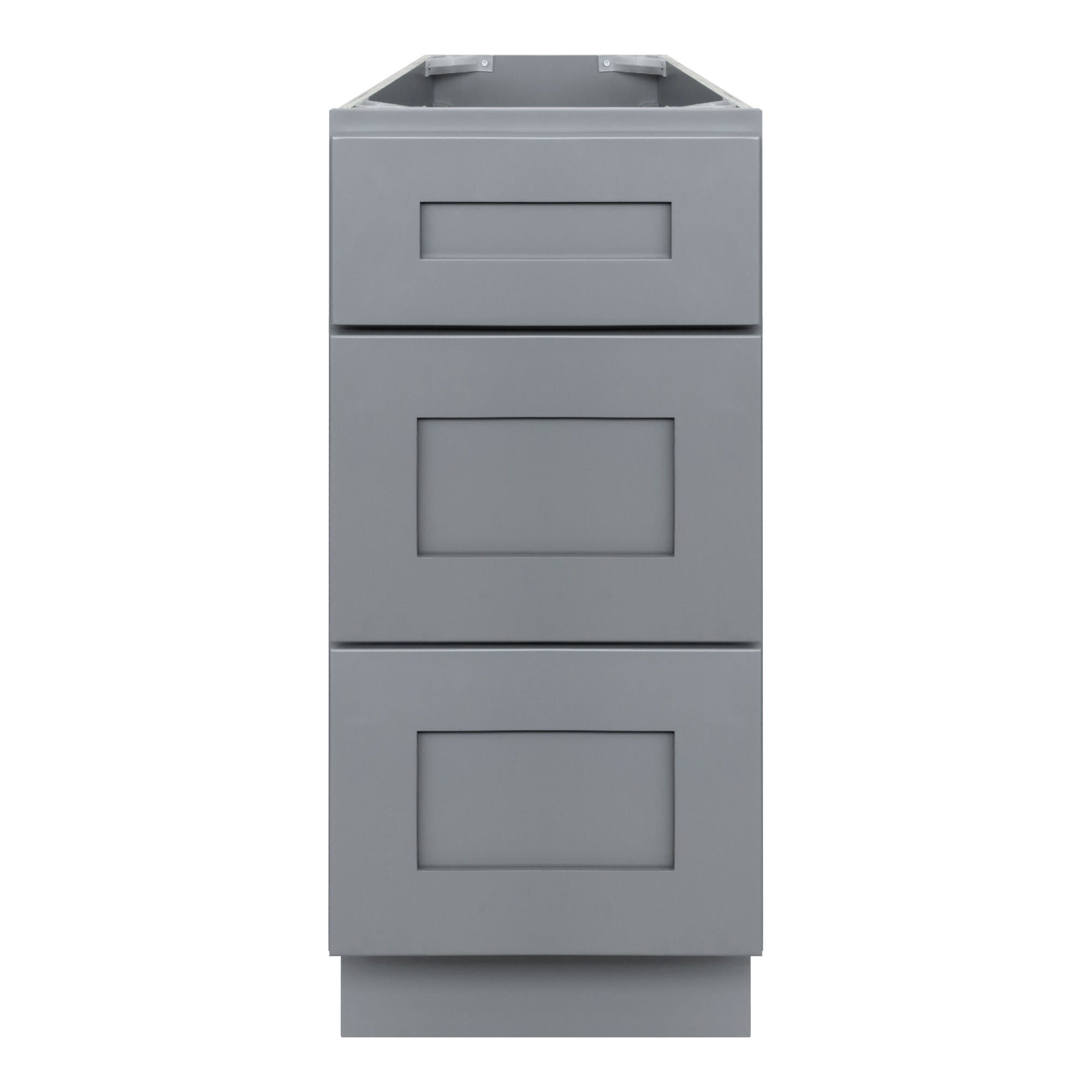 Vanity Drawer Base Cabinet VDB1221345 Colonial Gray LessCare 12 in. width 34.5 in. height 21 in. depth