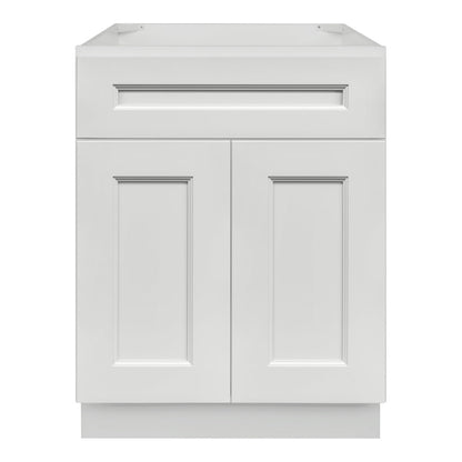 Vanity Sink Base Cabinet 24â€W x 21â€D x 34 1/2â€H Milan Pearl