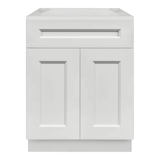 Vanity Sink Base Cabinet 24â€W x 21â€D x 34 1/2â€H Milan Pearl