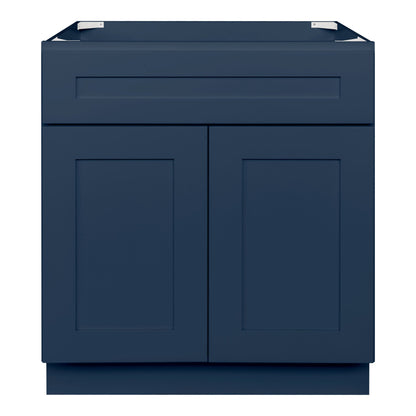 Vanity Sink Base Cabinet VSB3021345 Danbury Blue LessCare 30 in. width 34.5 in. height 21 in. depth