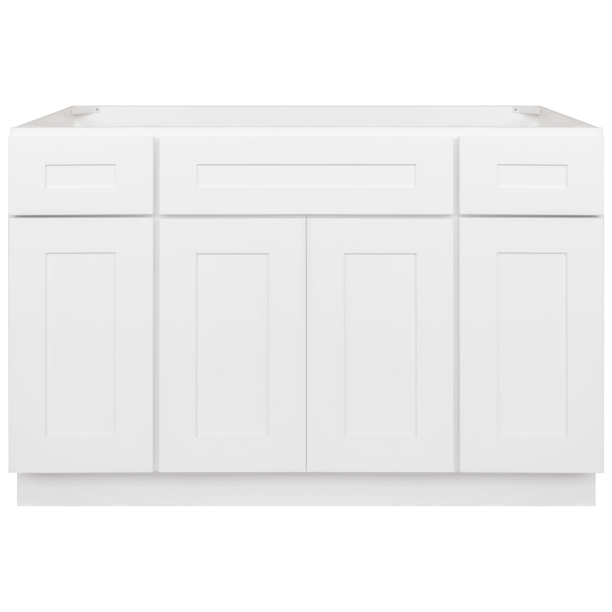 48 W x 21 D x 34.5 H Vanity Sink Base Cabinet - Alpina White