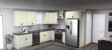 Fabuwood Allure Galaxy Linen 11 x 10 L Shaped Kitchen Main Layout Photo