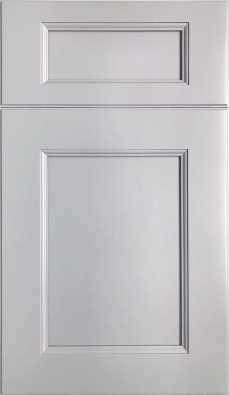 Fabuwood Allure Fusion Nickel Recessed Panel Grey Door Sample